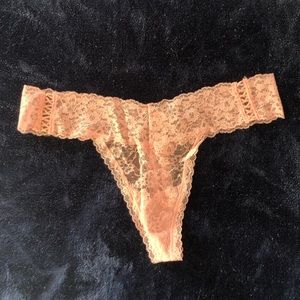 Victoria’s Secret pink thong